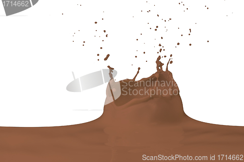 Image of splashing milk