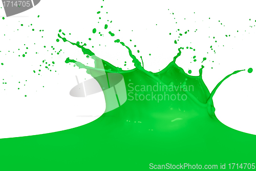 Image of splashing paint