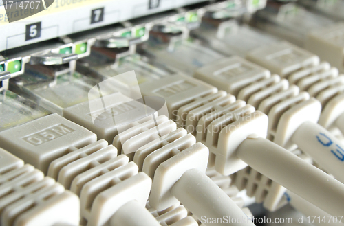 Image of network cables