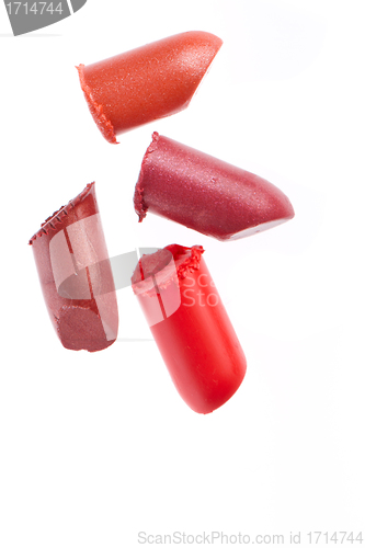 Image of scraps of lipstick