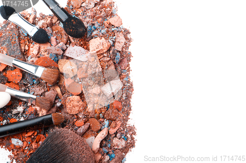 Image of crushed eyeshadows