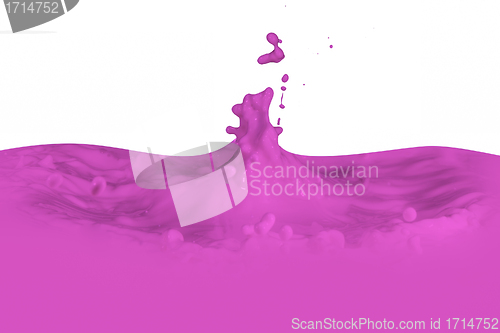 Image of splashing paint