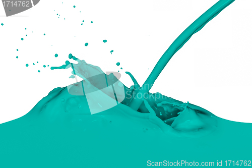 Image of splashing paint