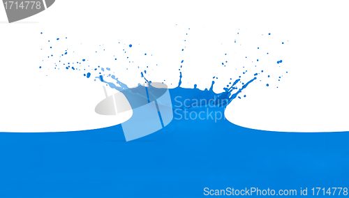 Image of splashing paint