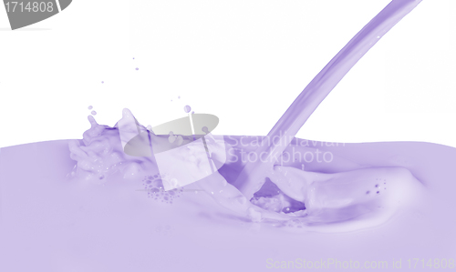 Image of splashing milk