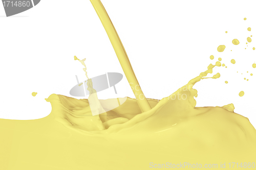 Image of splashing milk