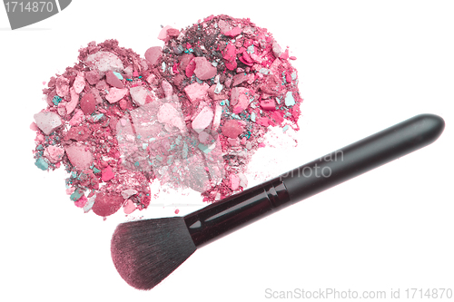 Image of crushed eyeshadows