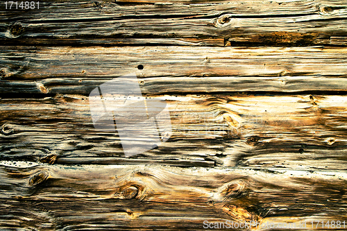 Image of weathered old brown wooden texture