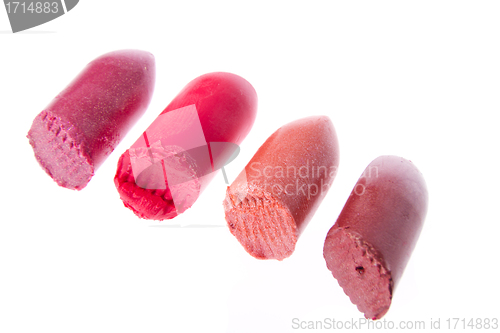 Image of scraps of lipstick