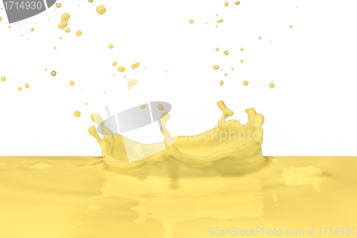 Image of splashing milk