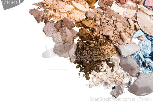 Image of crushed eyeshadows