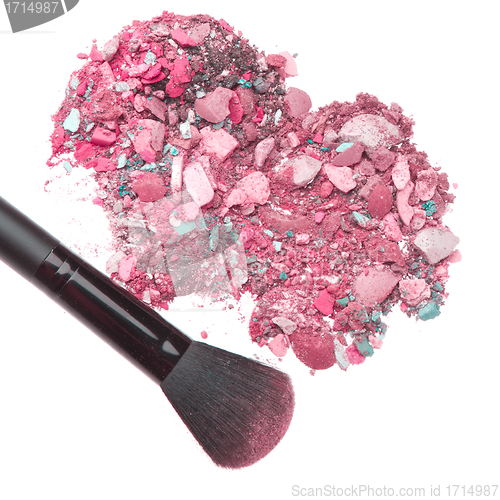 Image of crushed eyeshadows