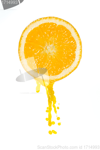 Image of orange juice splash