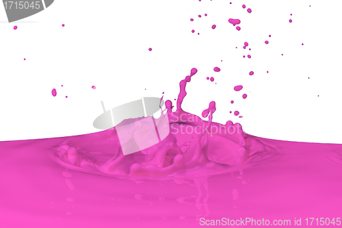 Image of splashing paint