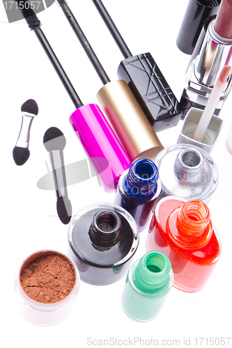 Image of cosmetic makeup products