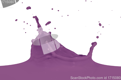 Image of splashing paint