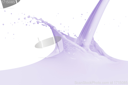 Image of splashing milk