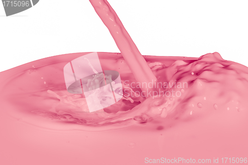Image of splashing milk