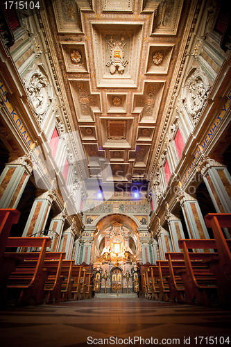 Image of italian church itnerior