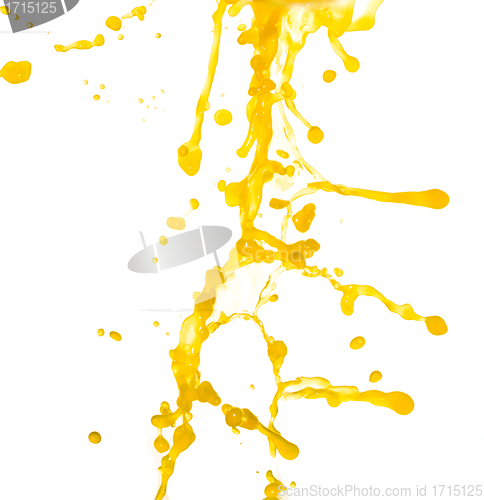 Image of orange juice splash