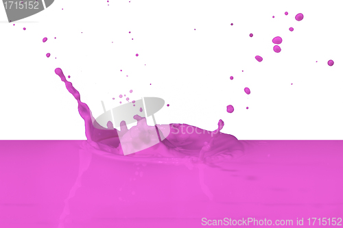 Image of splashing paint