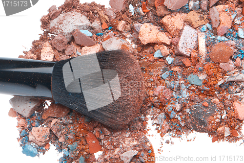 Image of crushed eyeshadows