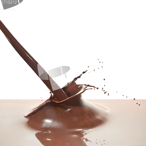 Image of pouring chocolate