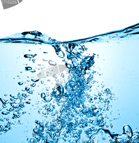 Image of bubbles in water