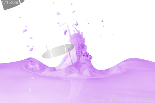 Image of splashing milk