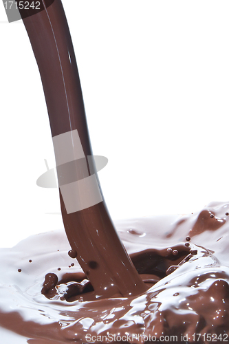 Image of pouring chocolate