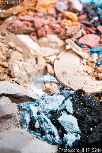 Image of crushed eyeshadows