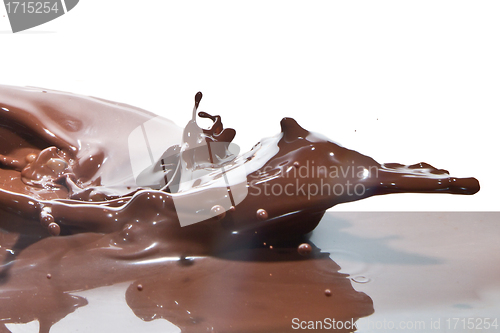 Image of pouring chocolate