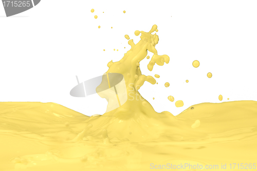 Image of splashing milk