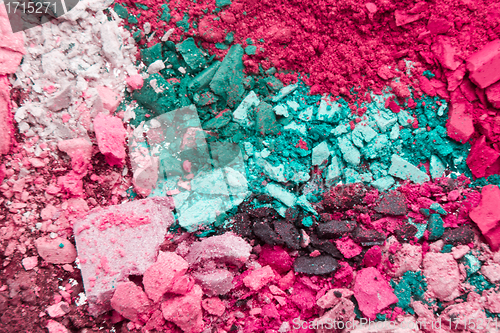 Image of crushed eyeshadows