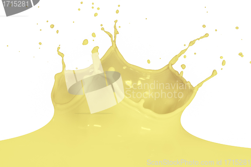 Image of splashing milk