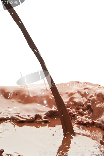 Image of pouring chocolate