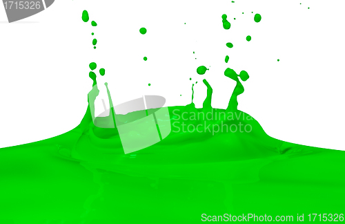 Image of splashing paint