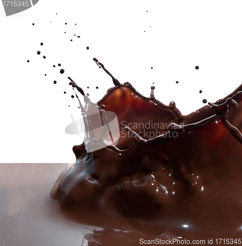 Image of pouring chocolate