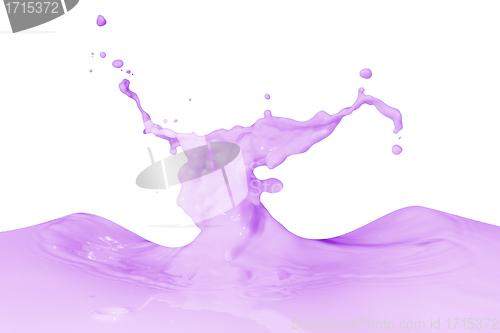 Image of splashing milk