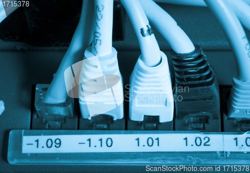 Image of network cables