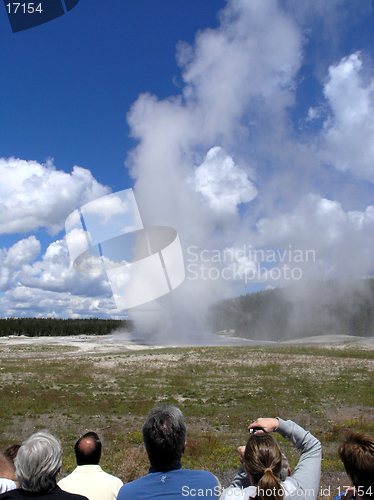 Image of Watching Old Faithful