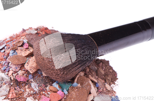 Image of crushed eyeshadows