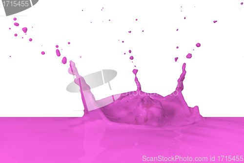 Image of splashing paint