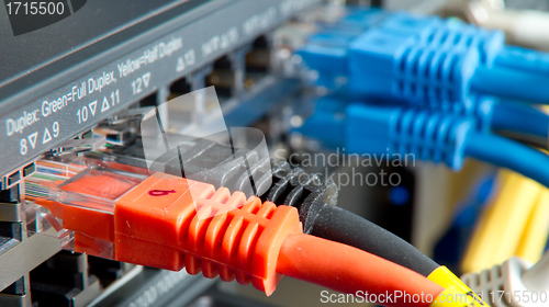 Image of network cables