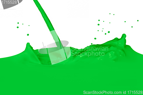 Image of splashing paint