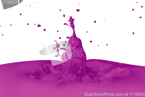 Image of splashing paint