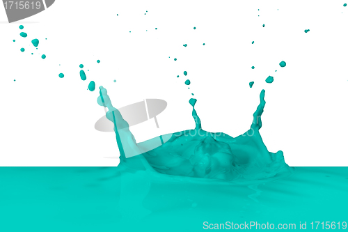 Image of splashing paint