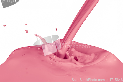 Image of splashing milk