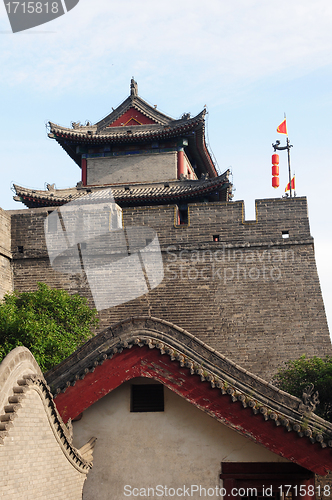 Image of City wall of Xian