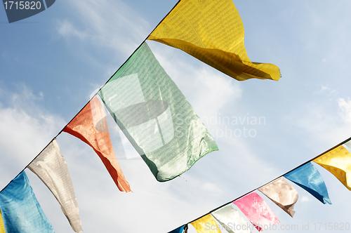 Image of Tibetan prayer flags